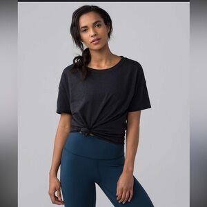 Lululemon Short Sleeve Tie Top